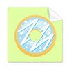 Blue Doughnut Dessert Sweet Food Cleaning Cloth Phone Screen Glasses Cleaner 5pcs view 1