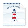 Lighthouse Ocean Love Sea Sailing Blue Cleaning Cloth Phone Screen Glasses Cleaner 5pcs view 1