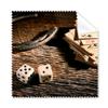 Dice Poker Gambling Photo Cleaning Cloth Phone Screen Glasses Cleaner 5pcs view 1