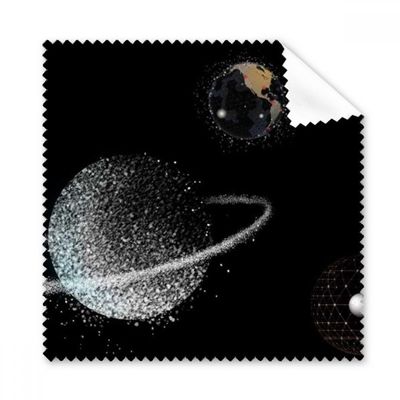 Universe Earth Nebulae White Cleaning Cloth Phone Screen Glasses Cleaner 5pcs