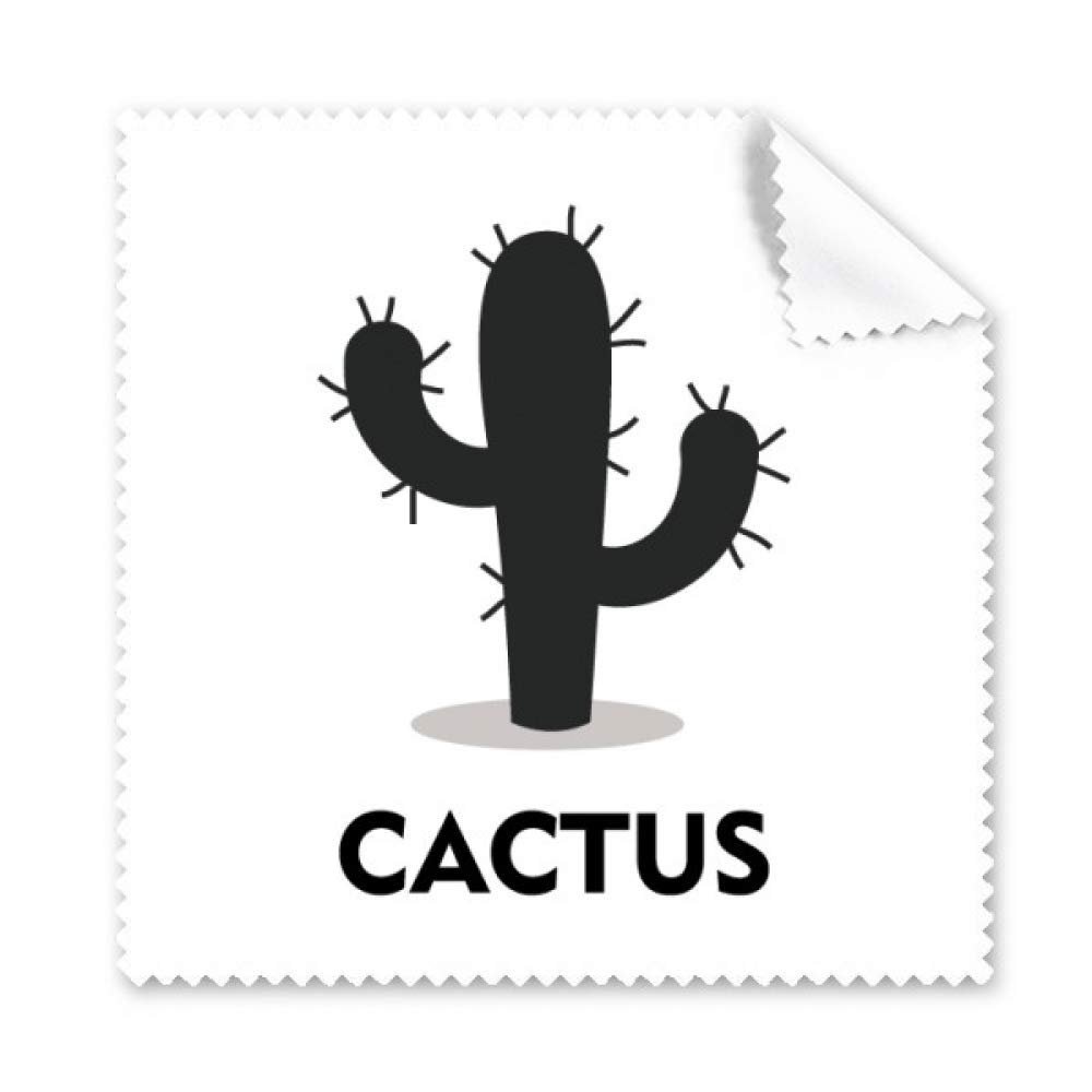 Cactus Green Succulents Outline Cleaning Cloth Phone Screen Glasses Cleaner 5pcs