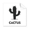 Cactus Green Succulents Outline Cleaning Cloth Phone Screen Glasses Cleaner 5pcs view 1