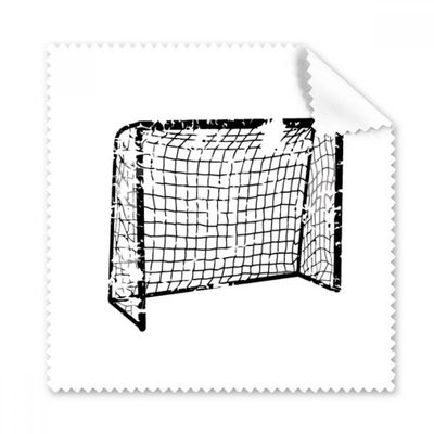 Black Football Door Net Pattern Cleaning Cloth Phone Screen Glasses Cleaner 5pcs