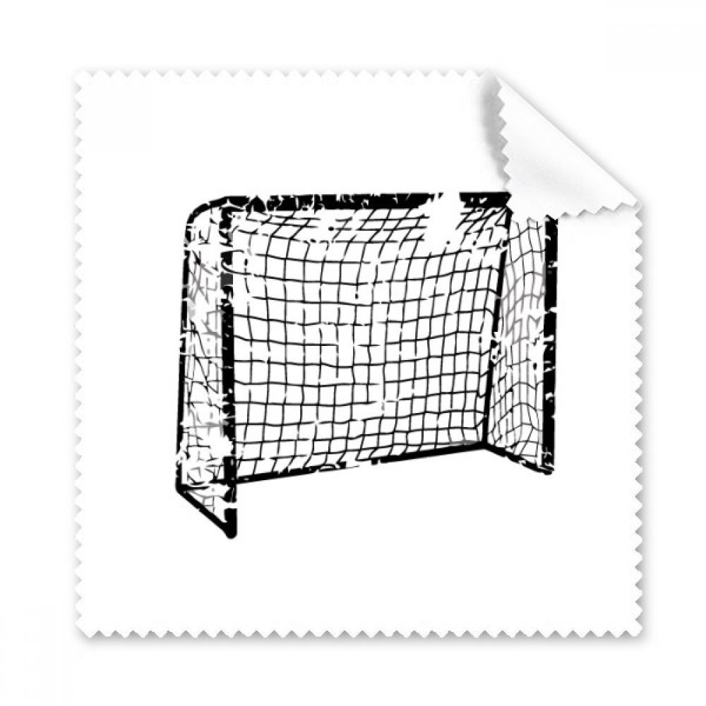 Black Football Door Net Pattern Cleaning Cloth Phone Screen Glasses Cleaner 5pcs
