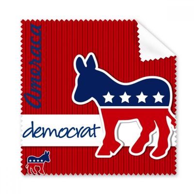 America Donkey Emblem Democrat Cleaning Cloth Phone Screen Glasses Cleaner 5pcs
