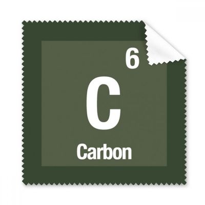 C Carbon Checal Element Science Cleaning Cloth Phone Screen Glasses Cleaner 5pcs