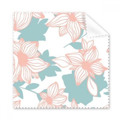 Blue Curacao Flower Paint Cleaning Cloth Phone Screen Glasses Cleaner 5pcs