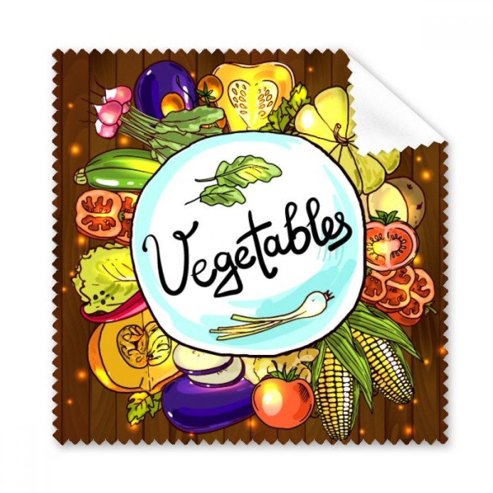 Vegetables Corn Redish Chinese Cabbage Cleaning Cloth Phone Screen Glasses Cleaner 5pcs