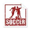 Red Football Player Grab Football Cleaning Cloth Phone Screen Glasses Cleaner 5pcs view 1