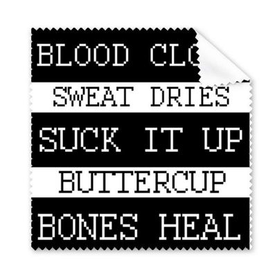 Clots Sweat Dries Bones Heal Cleaning Cloth Phone Screen Glasses Cleaner 5pcs