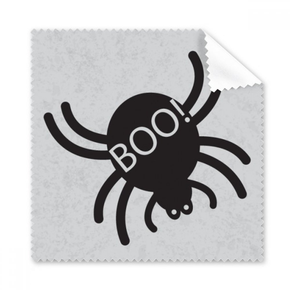 Halloween Black Spider Cleaning Cloth Phone Screen Glasses Cleaner 5pcs