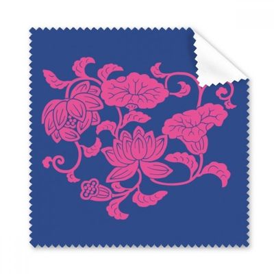 Japanese Culture Red Flower Cleaning Cloth Phone Screen Glasses Cleaner 5pcs