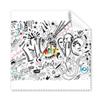 Graffiti Street Culture Music Sound Volume Cleaning Cloth Phone Screen Glasses Cleaner 5pcs view 1