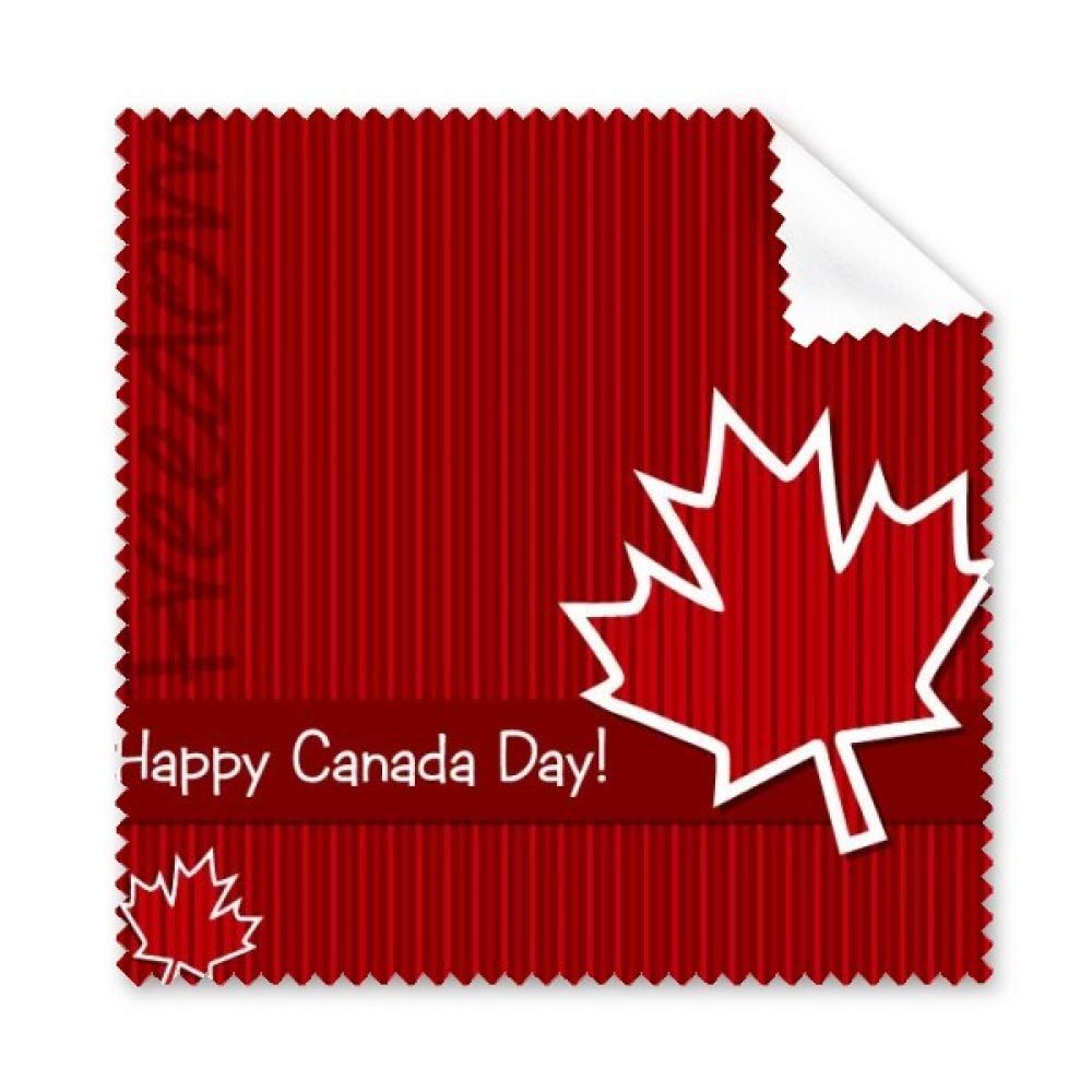Canada Flavor Happy Canada Day Cleaning Cloth Phone Screen Glasses Cleaner 5pcs