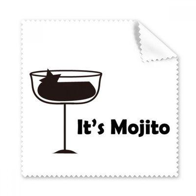 Mojito with Its Cup Cleaning Cloth Phone Screen Glasses Cleaner 5pcs