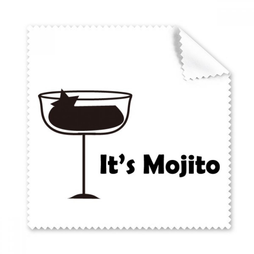 Mojito with Its Cup Cleaning Cloth Phone Screen Glasses Cleaner 5pcs