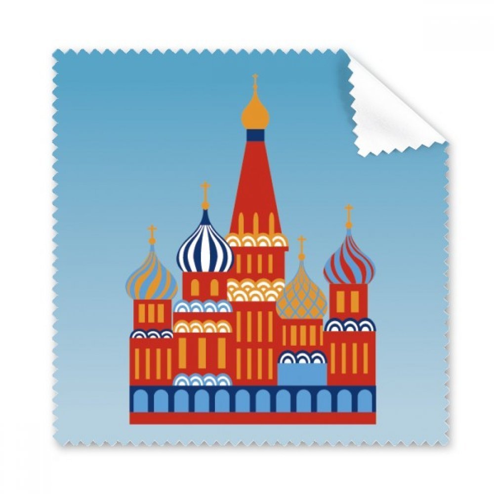 Russia National Symbol Kremlin Pattern Cleaning Cloth Phone Screen Glasses Cleaner 5pcs