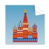 Russia National Symbol Kremlin Pattern Cleaning Cloth Phone Screen Glasses Cleaner 5pcs view 1