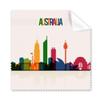 Australia City Landmark Skyscrapers Outline Cleaning Cloth Phone Screen Glasses Cleaner 5pcs view 1