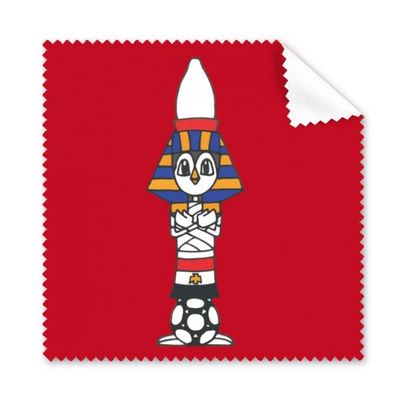 Egypt Mummy Sphinx Football Cleaning Cloth Phone Screen Glasses Cleaner 5pcs