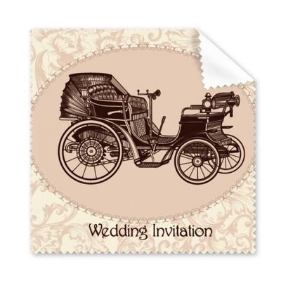 Classic Cars Flower Pattern Illustration Cleaning Cloth Phone Screen Glasses Cleaner 5pcs