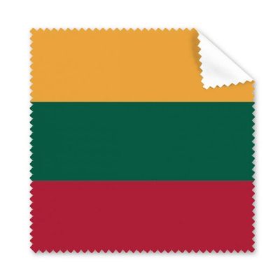 Lithuania National Flag Europe Country Cleaning Cloth Phone Screen Glasses Cleaner 5pcs