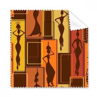 Africa Aboriginal Women LadyArt Cleaning Cloth Phone Screen Glasses Cleaner 5pcs