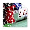 Scattered Poker Gambling Photo Chips Cleaning Cloth Phone Screen Glasses Cleaner 5pcs view 1