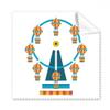 Amazing Funny Park Ferris Wheel Illustration Cleaning Cloth Phone Screen Glasses Cleaner 5pcs view 1
