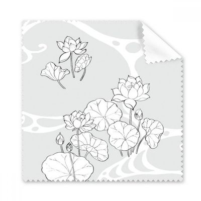 Lotus Lotus Flower River Flower Cleaning Cloth Phone Screen Glasses Cleaner 5pcs
