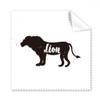 Lion Black and White Animal Cleaning Cloth Phone Screen Glasses Cleaner 5pcs view 1