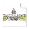 United States Capitol Art Deco Gift Fashion Cleaning Cloth Phone Screen Glasses Cleaner 5pcs view 1
