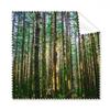 Green Forestry Science Nature Scenery Cleaning Cloth Phone Screen Glasses Cleaner 5pcs view 1