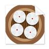 China Dish Steamed Buns Food Pattern Cleaning Cloth Phone Screen Glasses Cleaner 5pcs view 1