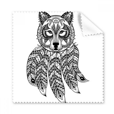 Raccoon Human Paint Quiet Baby Cleaning Cloth Phone Screen Glasses Cleaner 5pcs