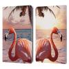 Head Case Designs Officially Licensed Random Galaxy Flamingos & Palm Trees Mixed Designs Leather Wallet Case Compatible with Kindle Paperwhite 1/2 / 3 view 1