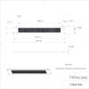 QiaoYoubang 10 Pack 1U Horizontal Rack Mount Cable Management Brush Panel with Cable Entry Brush for 19-Inch Rack Or Cabinet Black (1UCMB1U10PC) view 2