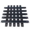 QiaoYoubang 10 Pack 1U Horizontal Rack Mount Cable Management Brush Panel with Cable Entry Brush for 19-Inch Rack Or Cabinet Black (1UCMB1U10PC) view 3