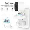 VOMENC 2 Pack Blink Mini Outlet Wall Mount, 360 Degree Swivel AC Outlet Wall Plug Mount Stand Holder Bracket - No Messy Wires or Wall Damage view 2