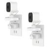 Koroao 2PACK Blink Mini Outlet Wall Mounts - AC Outlet Wall Plug Mount Stand Holder Bracket for Blink Mini Indoor Camera Without Messy Wires or Screws(Blink Mini is not Include) view 1