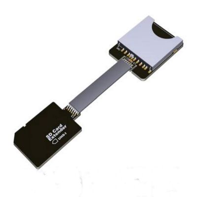 ADT-LINK MicroSD TF Extension Cable Micro SD Extender Express Extender Cord Linker TF Card Reader Adapter for SDHC SDXC UHS-I Stable No FPC Card Reading Test Line Up to 104MB/s (15cm, B22SF)