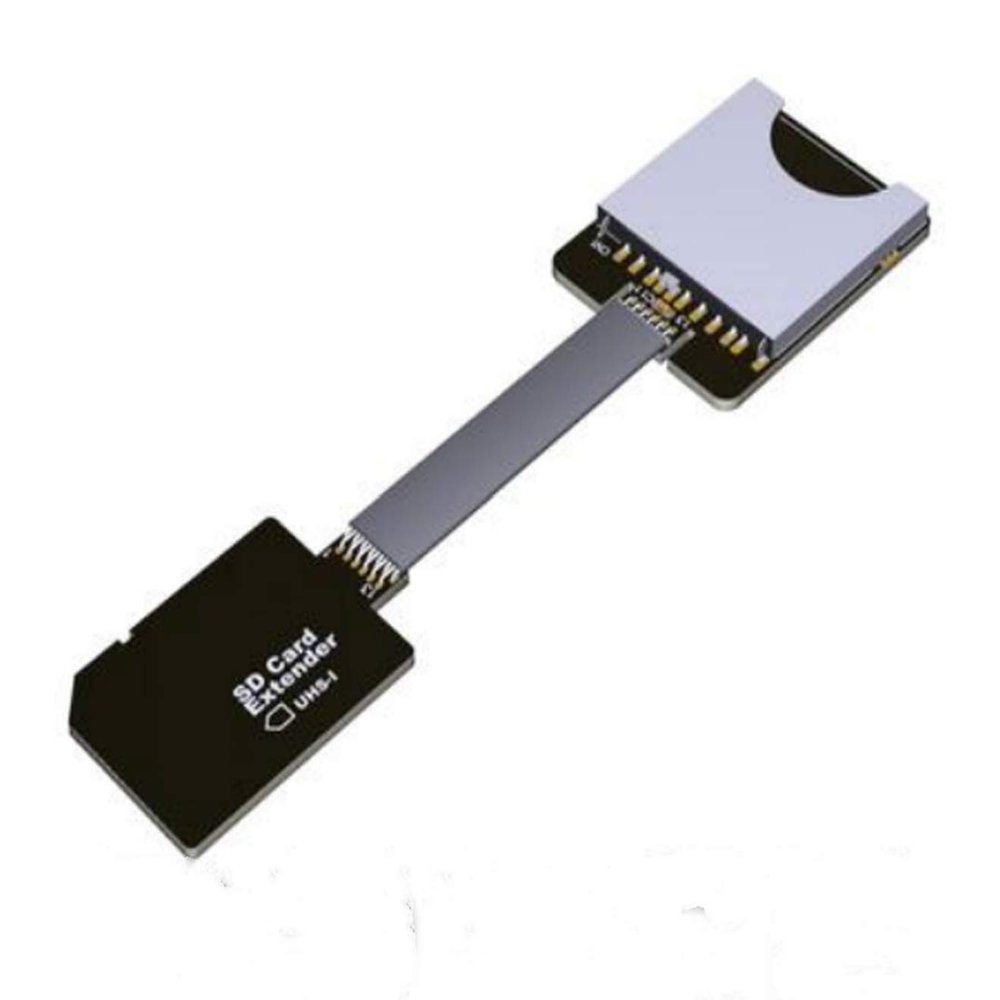 ADT-LINK MicroSD TF Extension Cable Micro SD Extender Express Extender Cord Linker TF Card Reader Adapter for SDHC SDXC UHS-I Stable No FPC Card Reading Test Line Up to 104MB/s (15cm, B22SF)