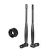 Eightwood 2.4GHz 5GHz 5.8GHz Dual Band WiFi Antenna 5dBi RP-SMA Antenna (2-Pack) for PC Desktop, WiFi Router, PCIe Network Card, USB Adapter, Wireless Range Extender, IP Camera view 1
