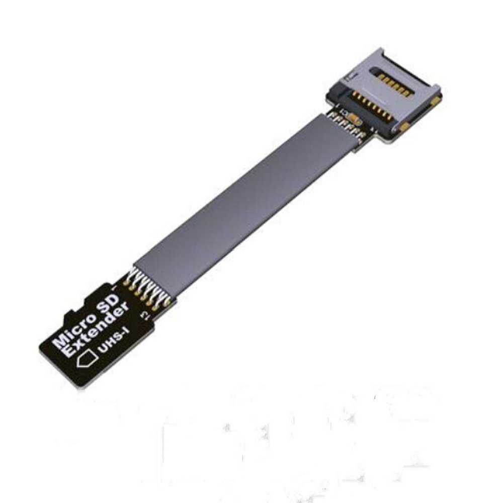 ADT-LINK MicroSD TF Extension Cable Micro SD Extender Express Extender Cord Linker TF Card Reader Adapter for SDHC SDXC UHS-I Stable No FPC Card Reading Test Line Up to 104MB/s (5cm, B11SF)