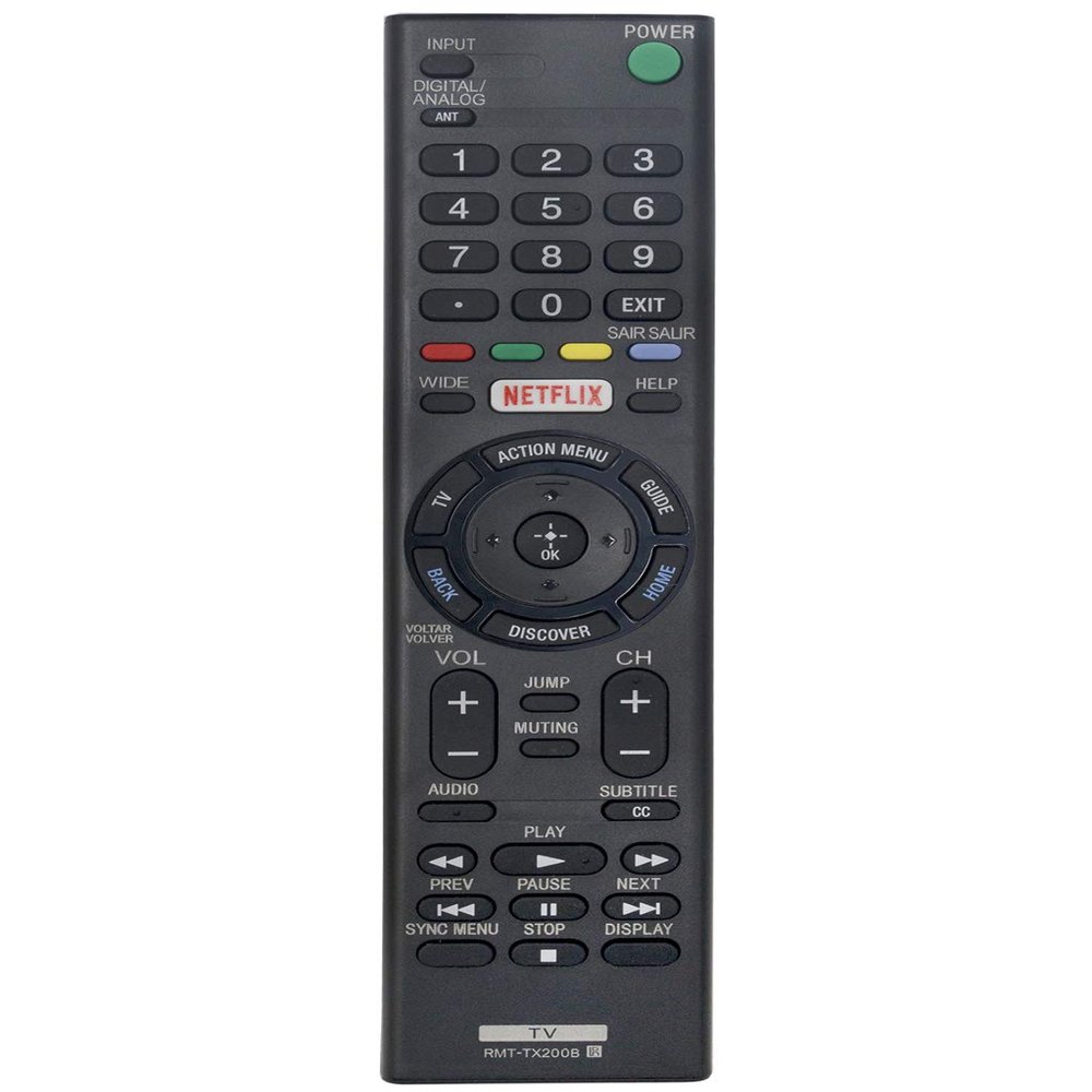 AIDITIYMI RMT-TX200B Replacement Remote Control fit for Sony TV KD-65X7505D KD-55X7005D KD-49X7005D
