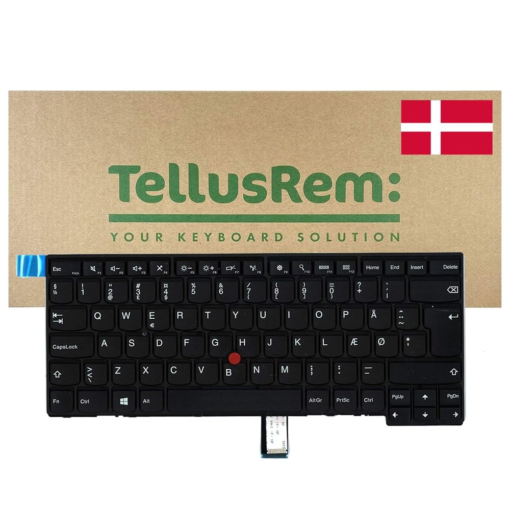 Replacement Danish Non-Backlit Keyboard for Lenovo Thinkpad T431 T431S E431 T440 T440P T440S E440 L440 T450 T450S T460 L450 T440E