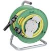 Brennenstuhl Green Garden Hose Reel with 20m Water Hose, Spraying Nozzle, Waterstop, Top Connector view 1