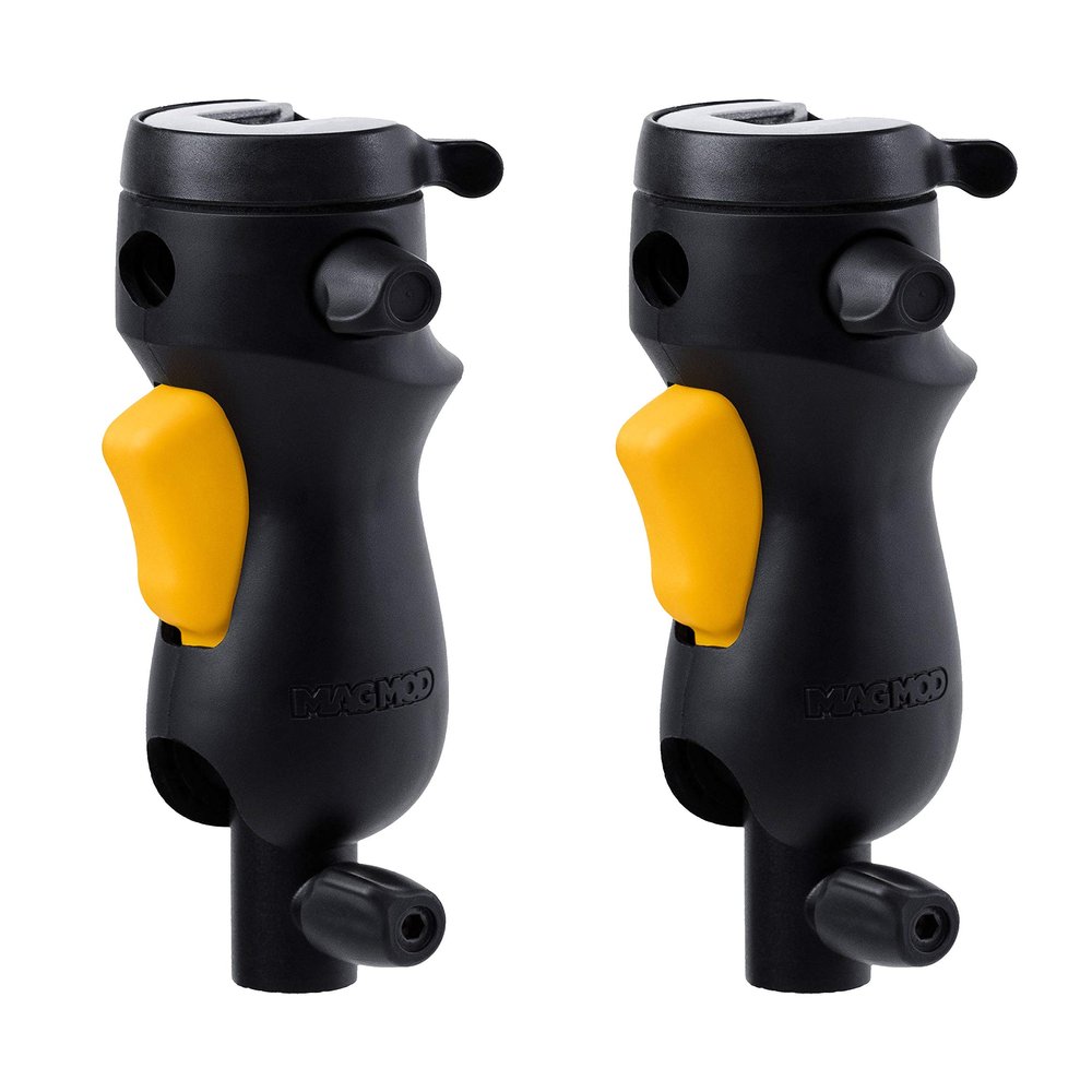 MagMod MagShoe Universal Cold Shoe Flash Mounts (2-Pack) - Compatible with Off Camera Flashes, LED Light Panels, Umbrella Modifiers, and GoPro Cameras