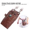 Scissors Bag for Hairdressers Multifunction PU Pouch with Waist & Shoulder Belt, Fits Scissors, Combs, Watering Cans, and Other Salon Tools view 4