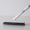 Grout Brush Scrubber with 51.2" Long Extendable Telescopic Handle Cleaning Brush with V-Shaped Bristles Built Scrub Brush Perfect for Bathroom,Kitchen,Tub,Tile,Hard-to-Reach Corners view 1